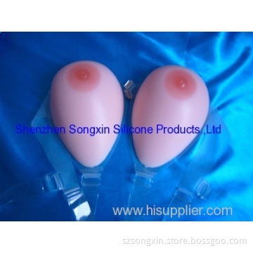 500g One Pair Silicone Fake Breasts 